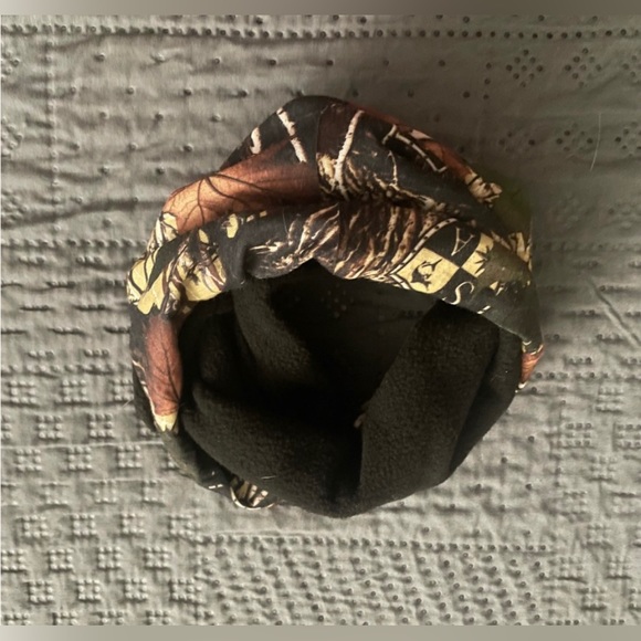 Camo fleece lined face buff - Picture 4 of 5